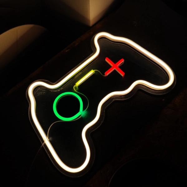 Neon LED Pad gamingowy – kolorowa dekoracja do pokoju gracza